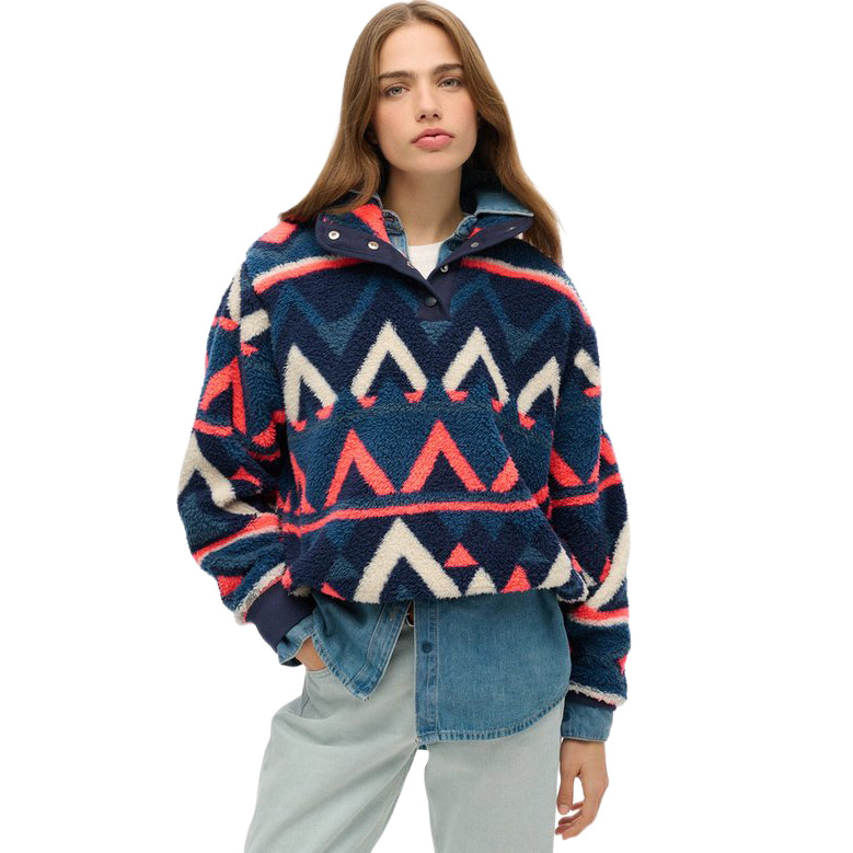 Superdry Super Soft Printed Teddy Fleece